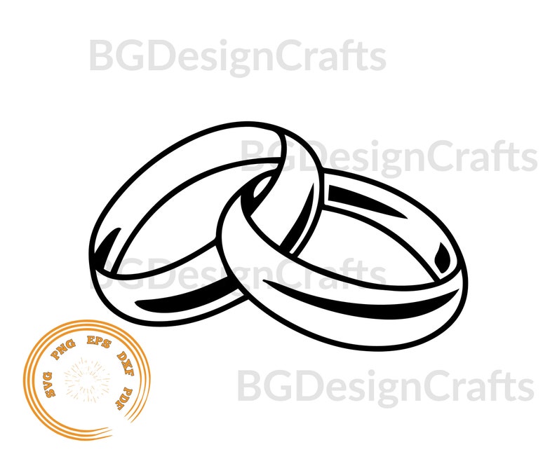 Hochzeit Ringe 3 Trauringe SVG Ringe svg Hochzeit svg - Etsy.de