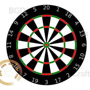 Dartboard SVG, Dart Board SVG, Dartboard Clipart, Sport Svg, Png, Clipart, svg file for cricut