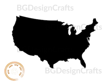 US Map SVG, Usa Map SVG, United States Svg, Png Clipart, Silhouette