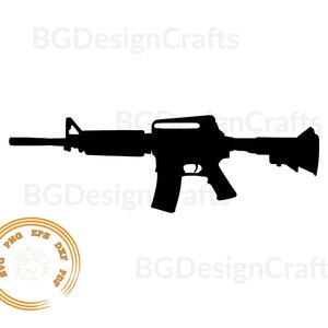 Rifle SVG, Rifle DXF, Rifle Clipart, Rifle svg cut file, Rifle cut file, Rifle png, Rifle svg file for cricut, Rifle silhouette