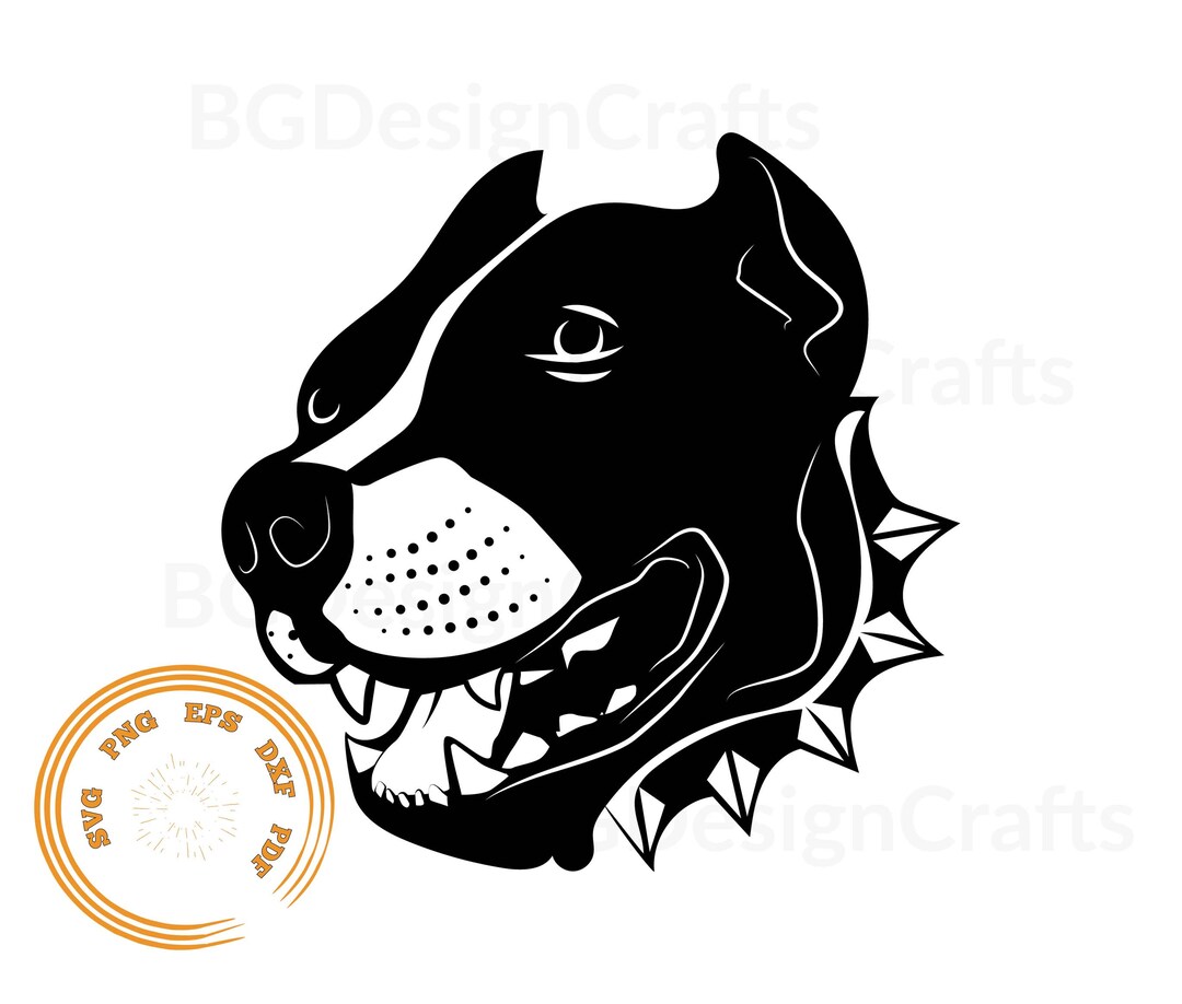 Dog Head Svg, Dog Svg, Animal Svg, Dog Logo Svg, X Svg File for Cricut