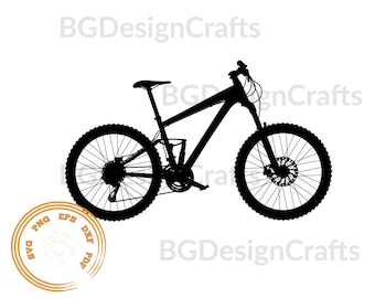 Mountain Bike SVG, Mountain SVG, Bike SVG, Bicycle Svg, Clipart, Cut File