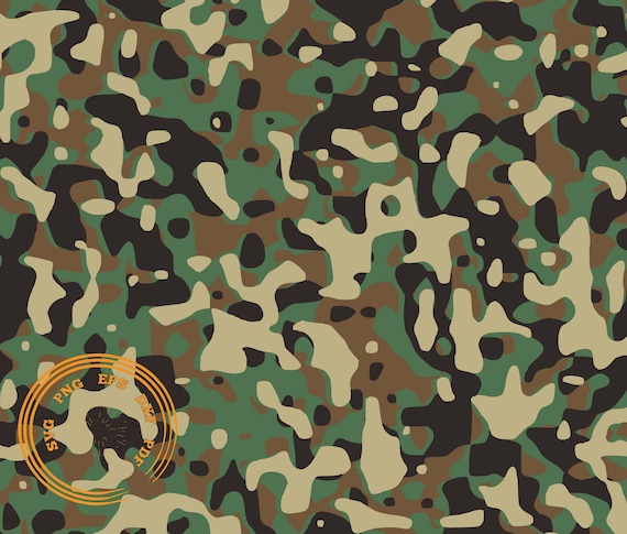 Camouflage Seamless Svg Camouflage Military Patterns Svg Camo Pattern SVG Png Cut File Svg File for Cricut Etsy