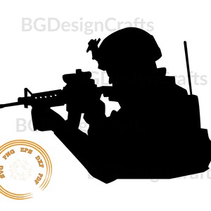 Soldier Silhouette SVG, Soldier SVG, Hero SVG, Military Svg,  Instant Digital, cut file, Cricut