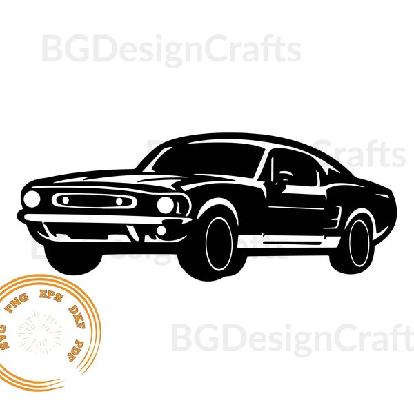 Retro car SVG,  Classic Car SVG, Car SVG, png, clipart, silhouette, svg file for cricut