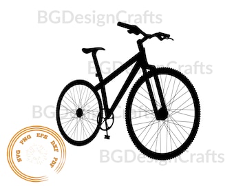 Bicycle Svg, Bicycle png, Bicycle clipart, Bicycle silhouette cut file, svg file for cricut