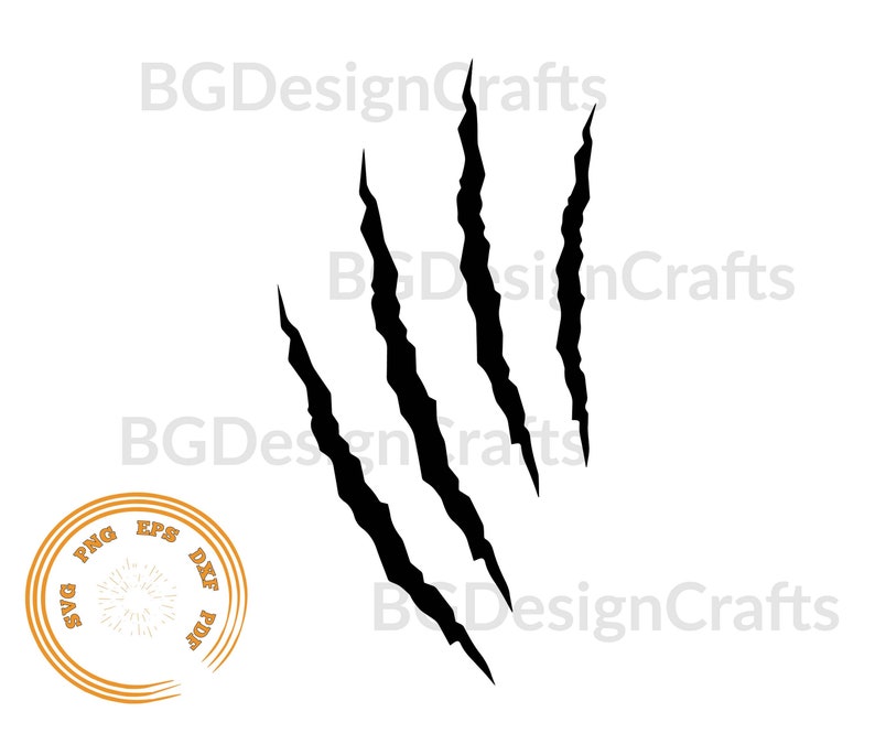 Claw Rip SVG Claw Scratches SVG Paw Scratches SVG Claw Rip - Etsy