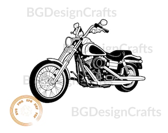 Motorcycle#5, Motorcycle SVG, Chopper SVG, Chopper Motorcycle SVG, Motor Bike svg, png, eps, Silhouette