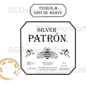 Silver Patron SVG, Tequila Svg, Soy El Patron SVG, Tequila Patron Svg, Hecho Un Cabron SVG, cut file, png