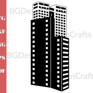 Building SVG, Building DXF, Building Clipart, Building svg cut file, Building cut file, Building png, Building silhouette