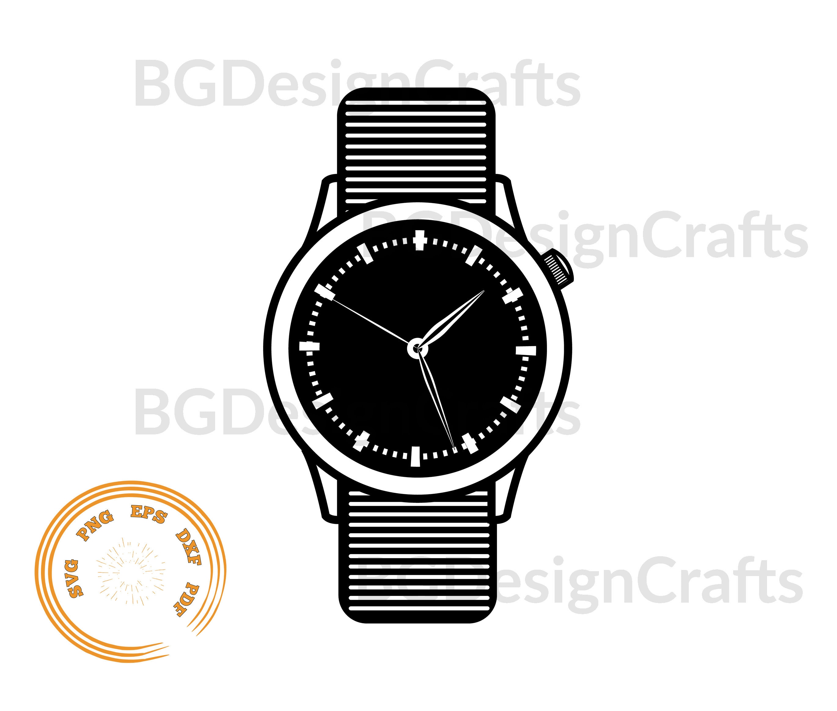 Armbanduhr SVG Uhr SVG Uhr Svg Time Svg Clipart Cut file Etsy ??sterreich