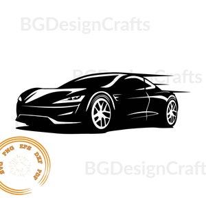 Sports car SVG, Luxury Car Svg, Racing car Svg, Sports Car Clipart, png, dxf