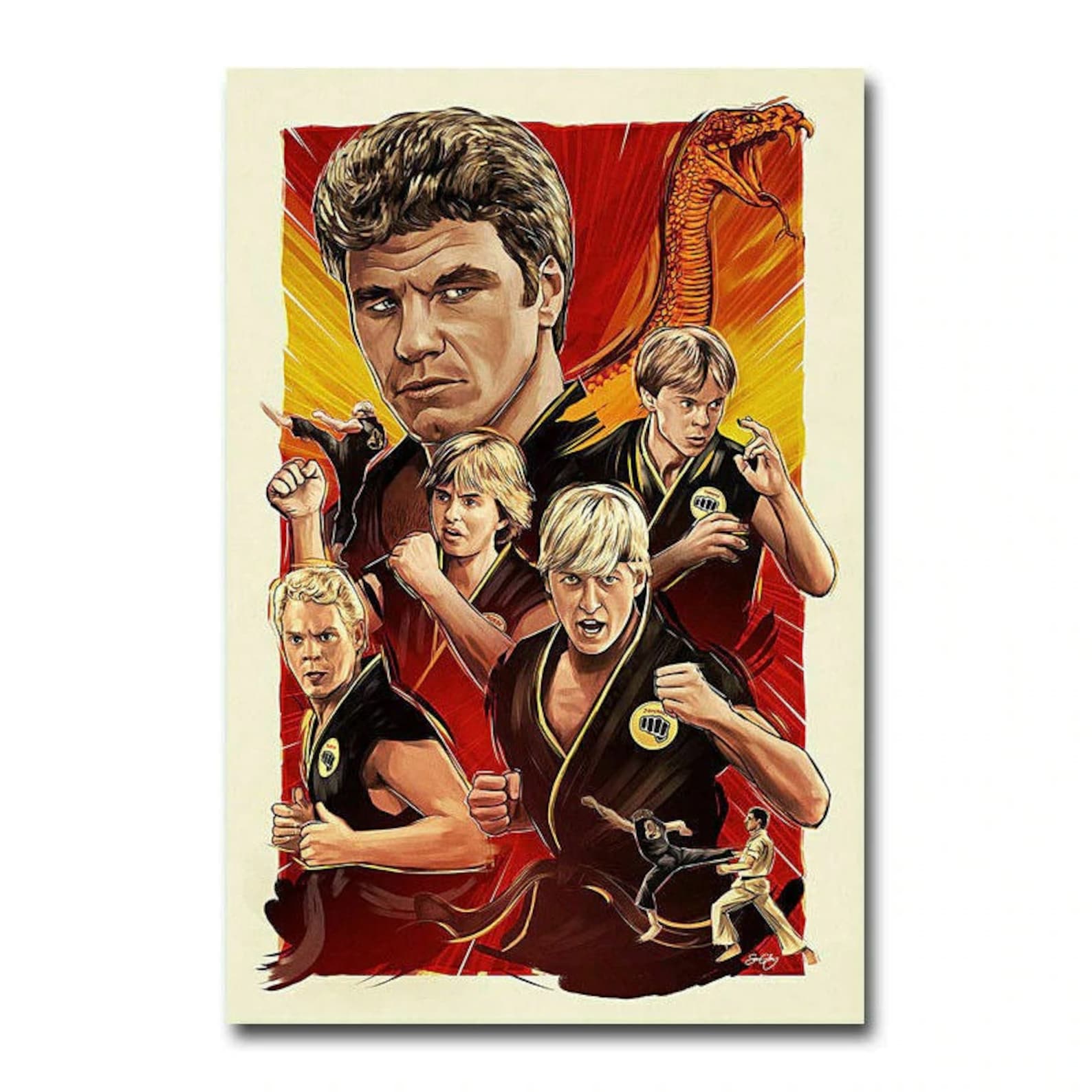 Cobra Kai Poster - Gifts for Cobra Kai Fans - Cobra Kai Merch - Cobra