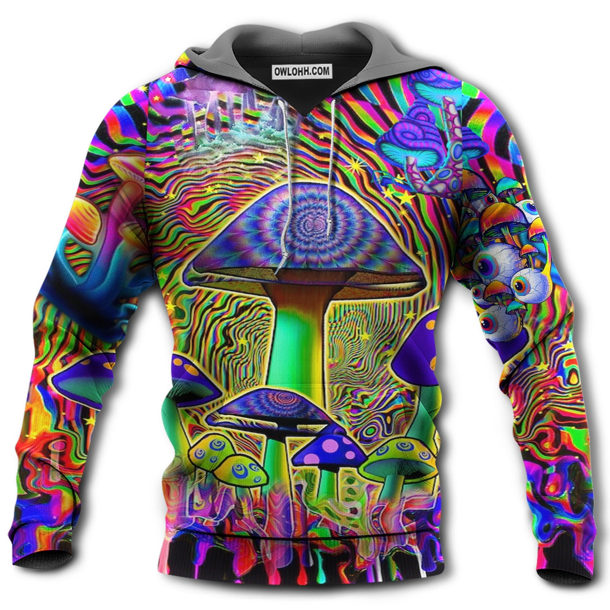 Discover Hippie Mushroom Love Color 3D Hoodies