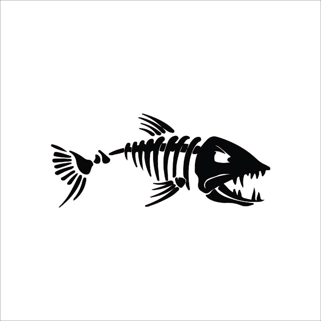 Bone Fish Decal Car Decals, Vinyl Decal, Fishing Decal, Bone Fish