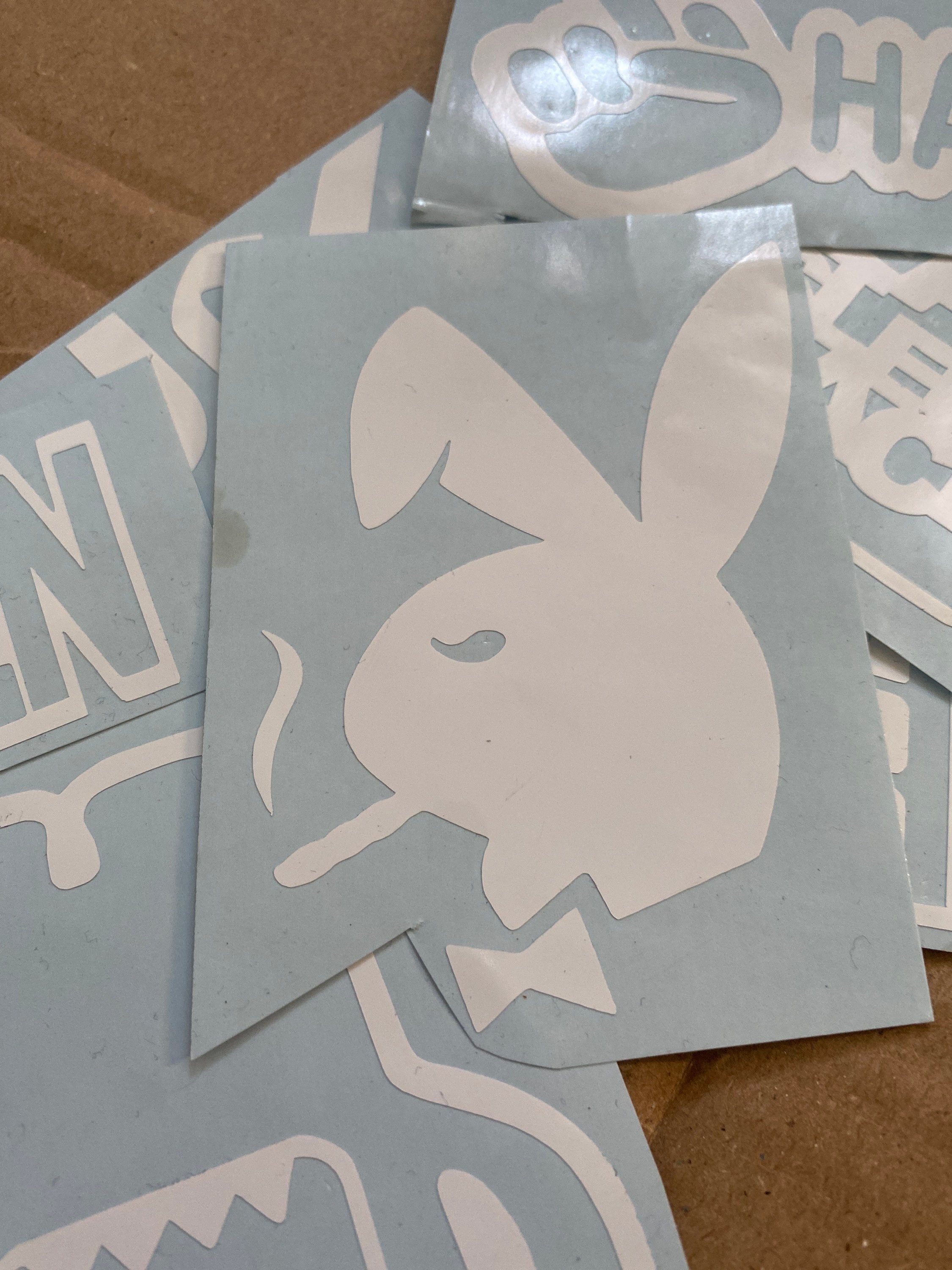 Playboy Bunny Sticker Decal Black 3 