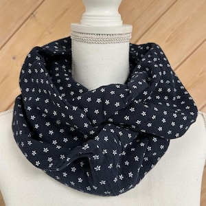 Double-turn snood - neck warmer - double gauze scarf for children and teenagers