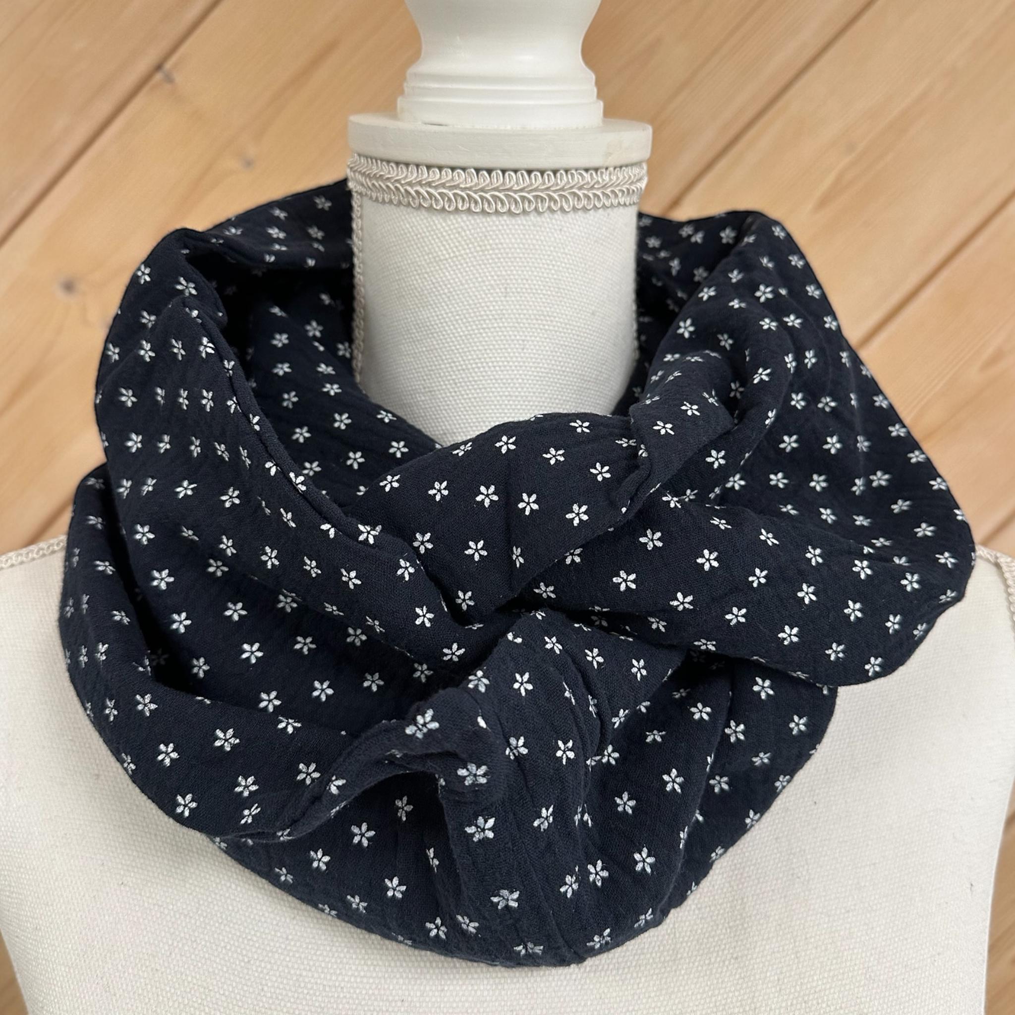 Snood Polaire à Pois Pour Fille – Multicolore, Col Rond/écharpe Tube, NEUF étiqueté