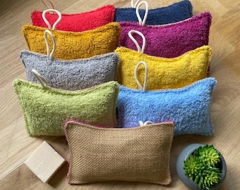 Washable, reusable, zero-waste sponge and washcloth