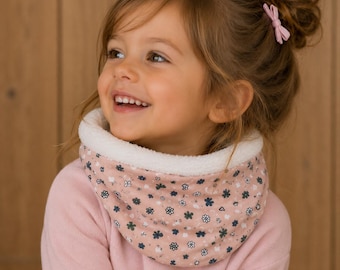 Bufanda tubular suave de invierno para niños