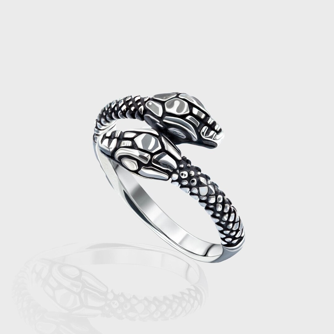 Sterling Silver Snake Ring Year of the Snake Gift, Adjustable Snake ...