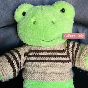 Wirt Sweater - Build-a-Bear Knitting Pattern