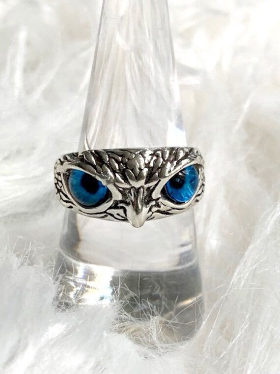 Etsy owl deals ring