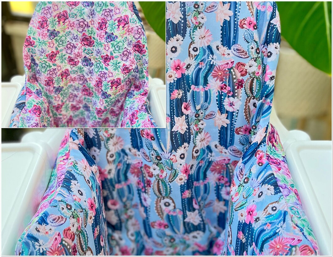 IKEA Antilop Cushion Cover Double Sided Cactus and Succulent Design