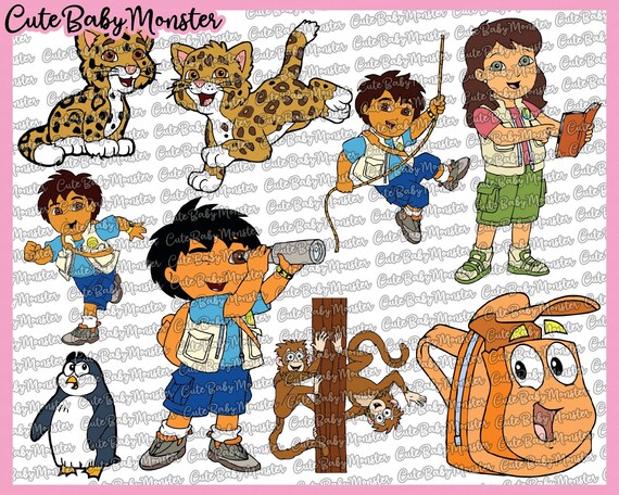 Diego Svg Go Diego Go Svg Baby Jaguar Svg Boots Svg Dora Etsy