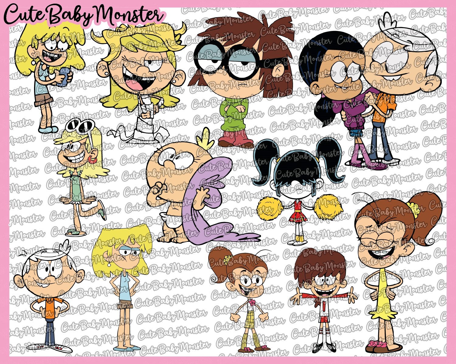 Download The Loud House Svg Loud House Cricut Loud House Layered Svg Etsy