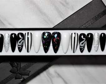 Snake Slayer Inspired Nails