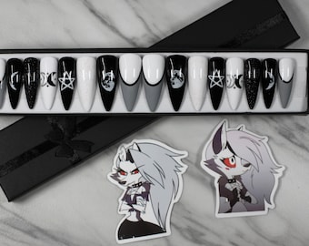 Lunar Wolf / Uñas de dibujos animados
