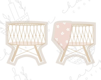 Bassinet cookie cutter