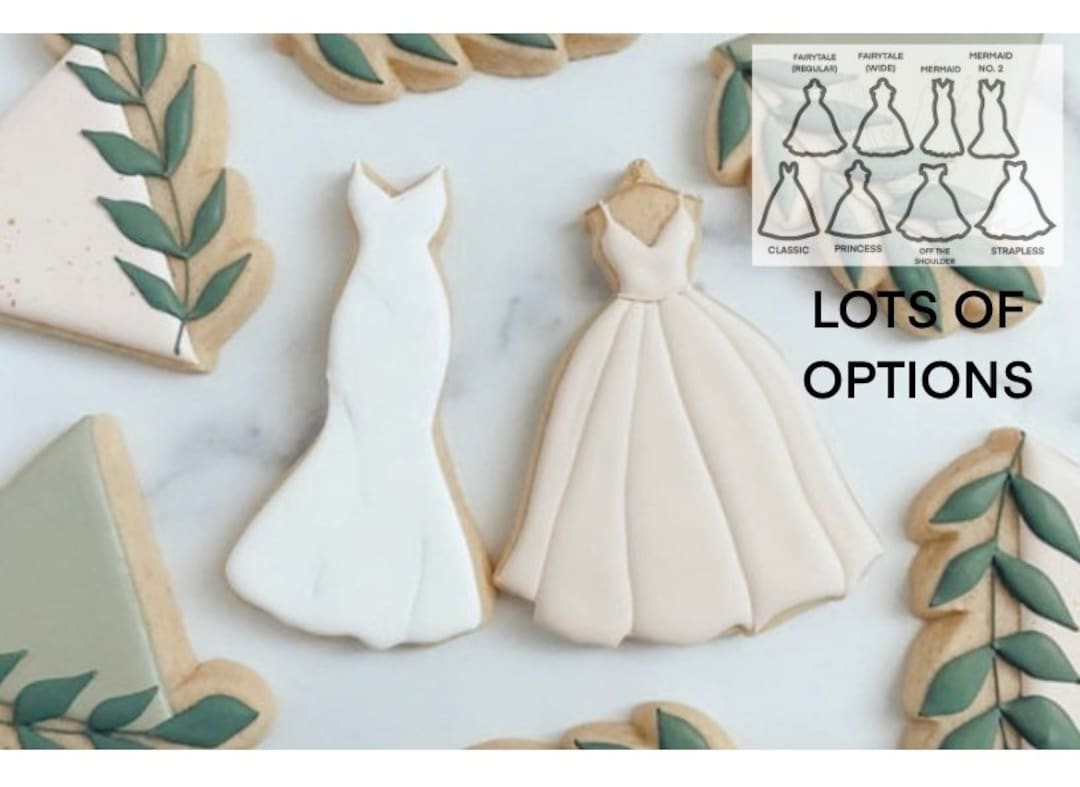Wedding Dresses Cookie Cutter Etsy