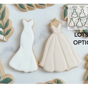 Wedding dresses cookie cutter image 1