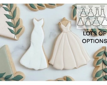 Cortador de galletas de vestidos de novia