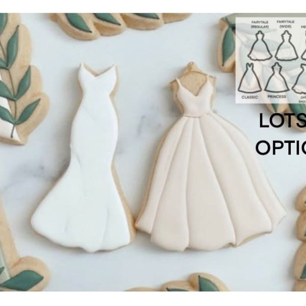 Wedding dresses cookie cutter