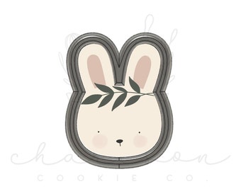 Bunny head cookie cutter