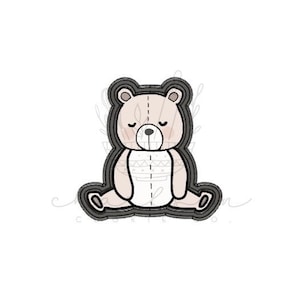 Teddy bear cookie cutter