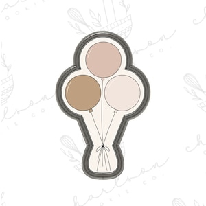 Balloons no. 2 cookie cutter
