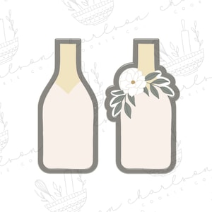 Wine bottle cookie cutter