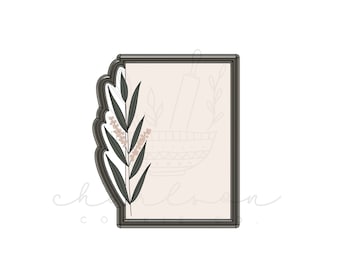 Rectangle with greenery no. 3 cookie cutter