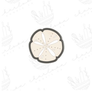 Sand dollar cookie cutter