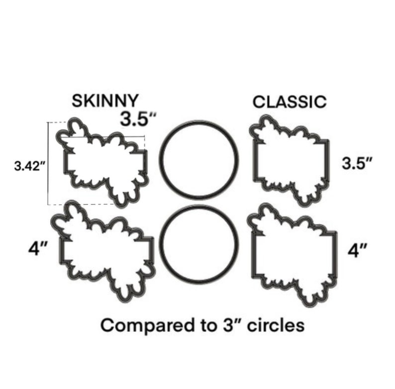 Olivia plaque cookie cutter image 2