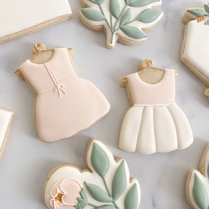 Baby dress with hanger cookie cutter