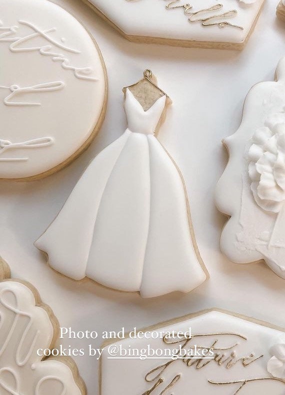 wedding dress cut out cookies Wedding Dresses Cookie Cutter