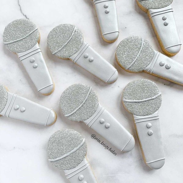 Microphone cookie cutter