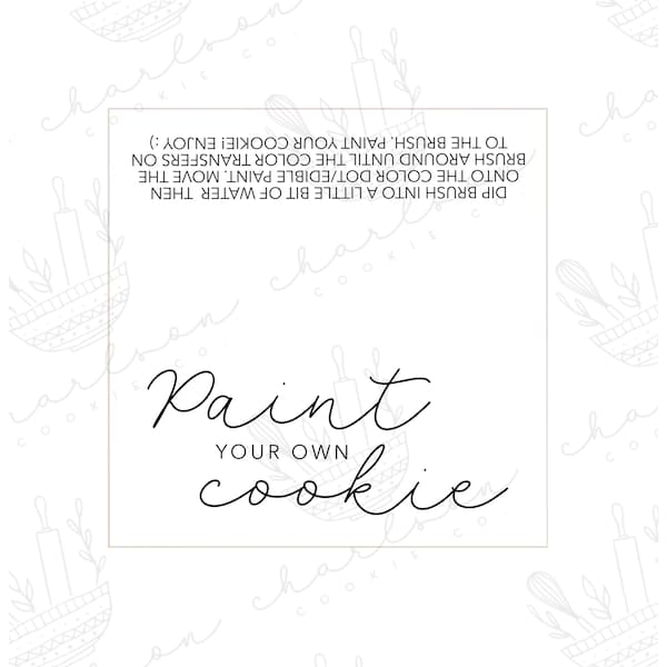 Paint a Cookie - Etsy