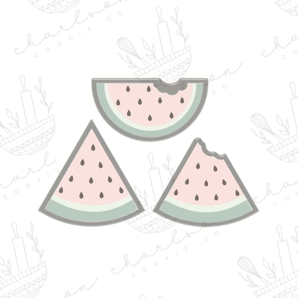 Watermelon cookie cutter