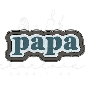 papa cookie cutter